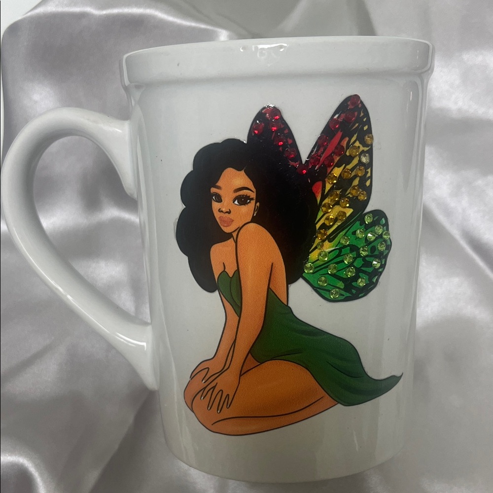 Bling Mug Colorful Fairy
